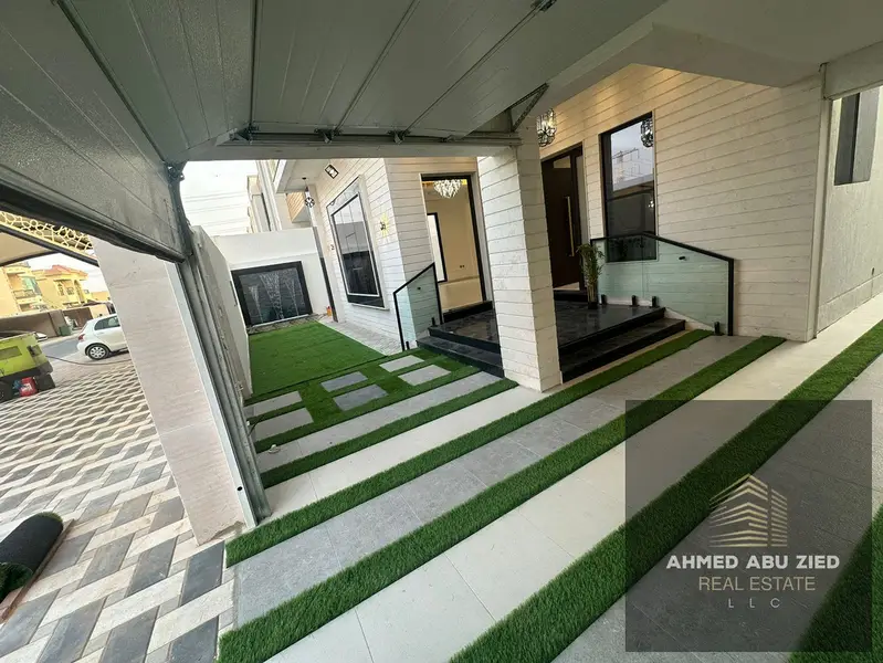 “Luxury villa for annual rent in Ajman, Al Yasmeen. 6 beds, hall, majlis, maid’s room, 8 baths, elegant design, prime location. Price 130k, 4 payments - View 4