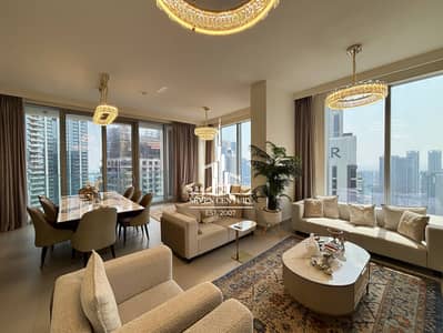 4 Bedroom Apartment for Sale in Downtown Dubai, Dubai - Panoramic Fountain and Burj Khalifa View | Vacant