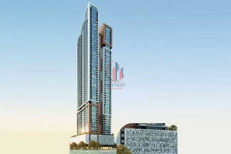 3 Bedroom Flat for Sale in Al Mamzar, Sharjah - Faradis-Tower-1-1024x439. jpg 3 Bedroom Flat for Sale in Al Mamzar, Sharjah - Faradis-Tower-1-1024x439. jpg