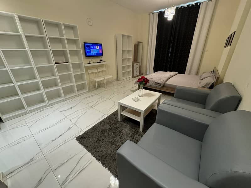 12 chequs or Yearly Payments , Your Choice Spacious Fully Furnished Studio Available