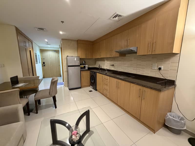 12 chequs or Yearly Payments , Your Choice Spacious Fully Furnished Studio Available With Full flexibility - Image 10