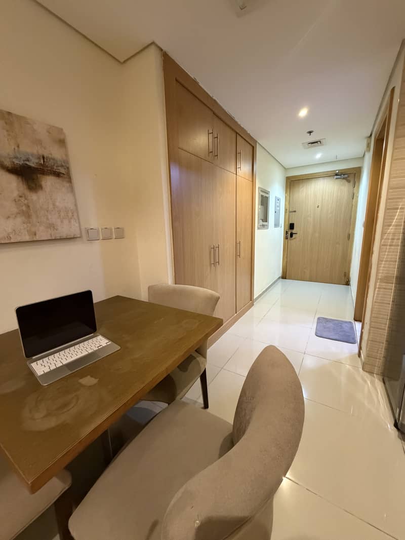 12 chequs or Yearly Payments , Your Choice Spacious Fully Furnished Studio Available With Full flexibility - Image 11