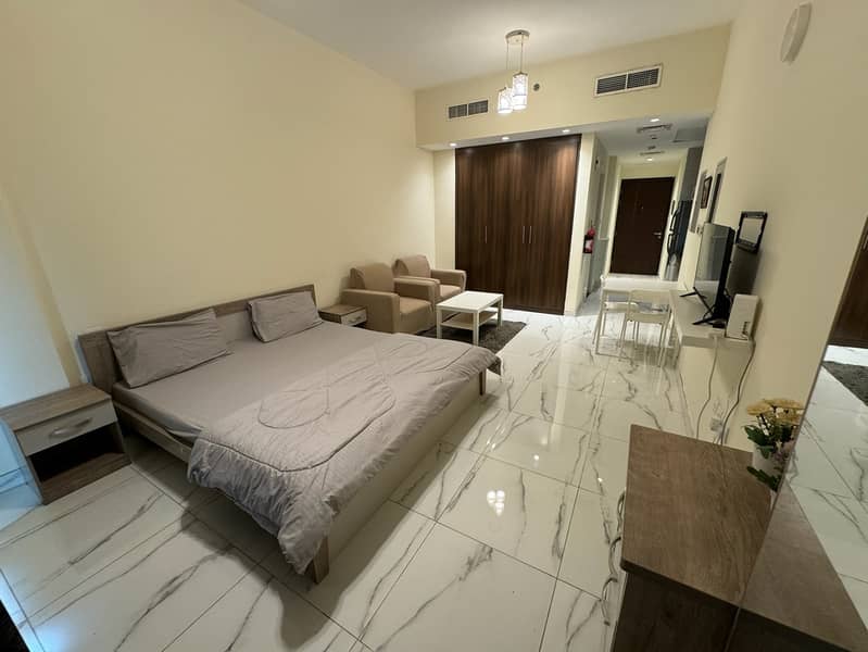 12 chequs or Yearly Payments , Your Choice Spacious Fully Furnished Studio Available