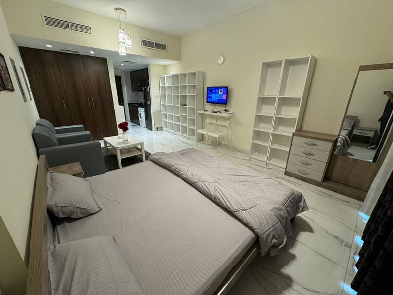 12 chequs or Yearly Payments , Your Choice Spacious Fully Furnished Studio Available - Image 16