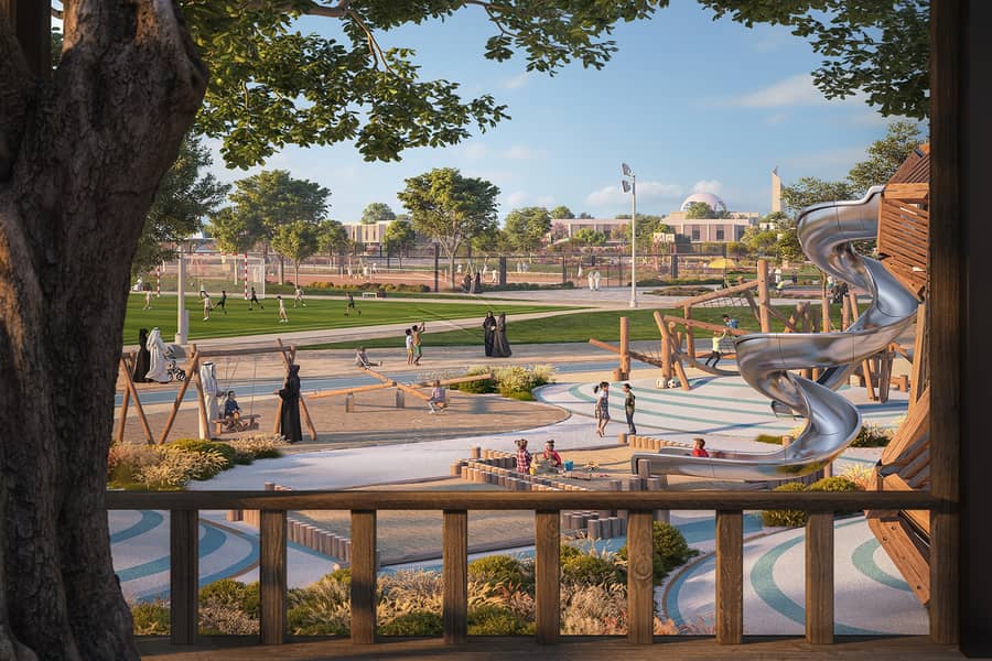 15 ALDAR_Balghaiylam05_CGI36_SportsCourts_02. jpg