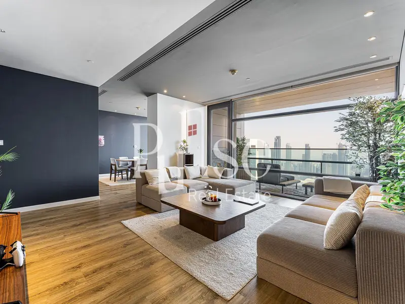 Elegant 2BR | High Floor with Balcony | Burj View