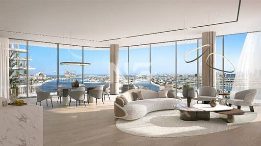 2 Slaapkamers Appartement te Koop in Palm Jumeirah, Dubai - The Residences_4 Bed_Living Room-resized. jpg 2 Slaapkamers Appartement te Koop in Palm Jumeirah, Dubai - The Residences_4 Bed_Living Room-resized. jpg