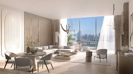 شقة 3 غرف نوم للبيع في نخلة جميرا، دبي - The Residences_2 Bed_Living Room-resized. jpg
