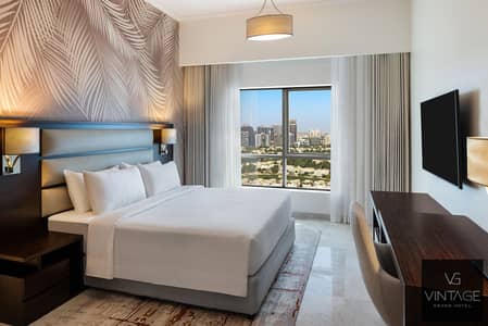 2 Bedroom Hotel Apartment for Rent in Dubai Production City (IMPZ), Dubai - DXBPR_2Bed Golf_001. jpg 2 Bedroom Hotel Apartment for Rent in Dubai Production City (IMPZ), Dubai - DXBPR_2Bed Golf_001. jpg