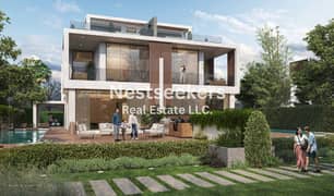 فیلا في بارك غرينز،(أكويا من داماك) داماك هيلز 2 5 غرف 2950000 درهم - 15300567