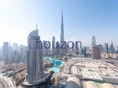 3 Bedroom Apartment for Rent in Downtown Dubai, Dubai - Luxury 3BR +M/Room | Mid Floor |Burj Khalifa View