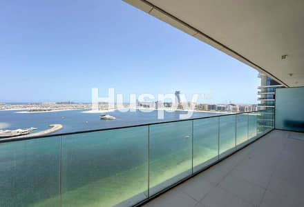 3 Bedroom Flat for Rent in Dubai Harbour, Dubai - Palm and Sea Views | Furnished | Beach Access