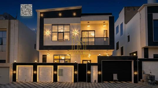 فیلا 6 غرف نوم للبيع في الحليو، عجمان - Luxury_villa_nighttime_scene_202605260500. jpeg فیلا 6 غرف نوم للبيع في الحليو، عجمان - Luxury_villa_nighttime_scene_202605260500. jpeg