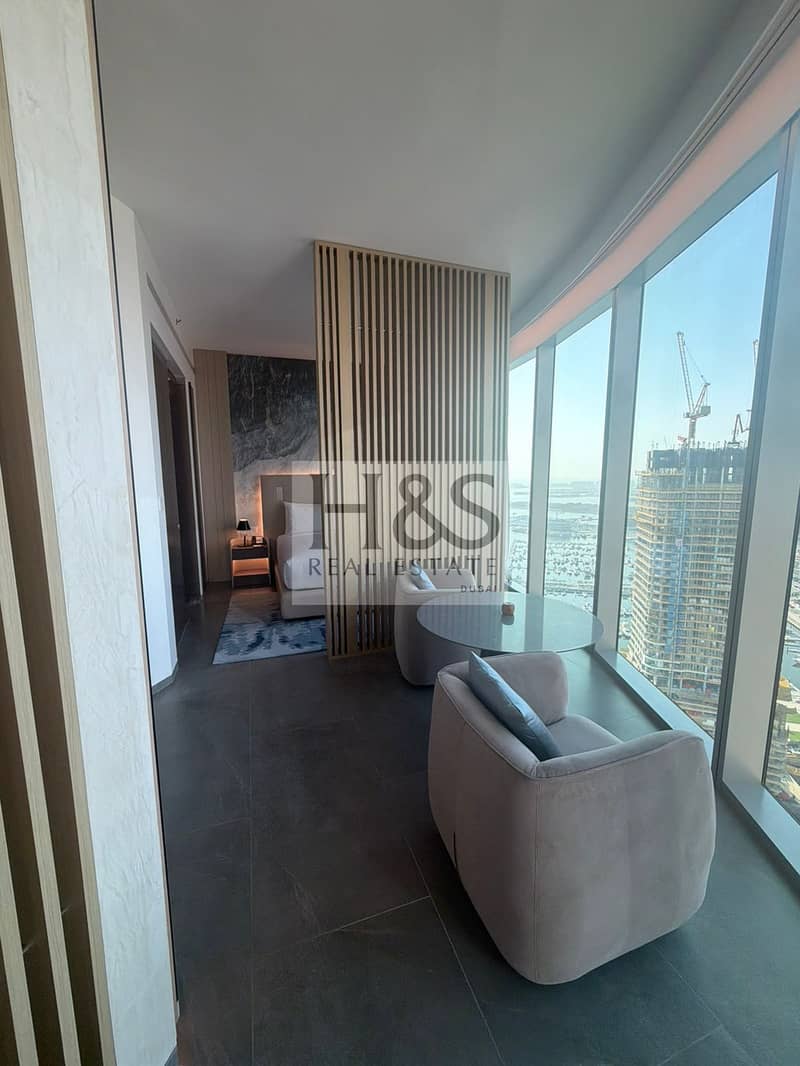 Furnished 1BR Apartment | Sea & Marina View | Ciel - Image 11