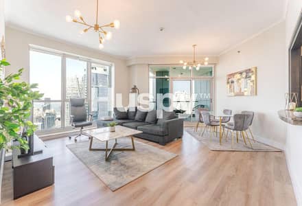 3 Bedroom Flat for Rent in Dubai Marina, Dubai - Fully Furnished | High Floor | Marina View