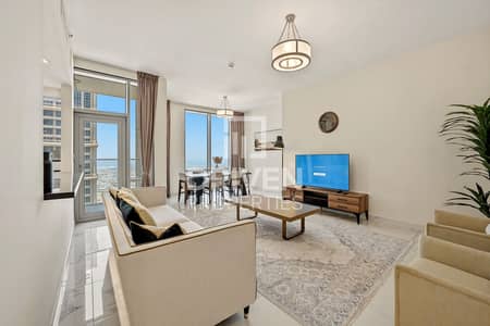 2 Bedroom Apartment for Rent in Business Bay, Dubai - Fully Furnished | Canal and Burj View | Corner Apt