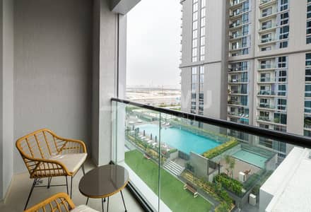 1 Bedroom Apartment for Sale in Sobha Hartland, Dubai - Pool View | Furnished | Exclusive | Vacant | Ready