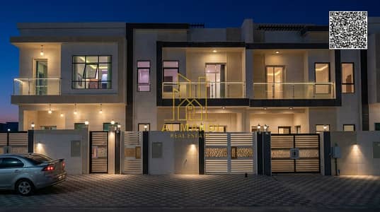 阿尔赫利奥， 阿治曼 5 卧室别墅待售 - Luxury_villa_nighttime_scene_202605270005. jpeg