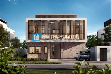 4 Bedroom Villa for Sale in Al Hudayriat Island, Abu Dhabi - Sea and Park View | 4 BR W/ Terrace | Single Row