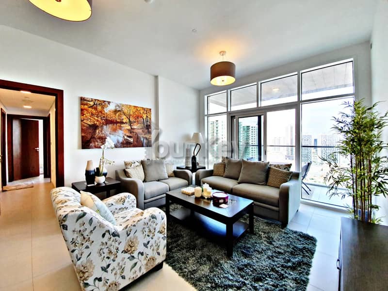 Semi-Furnished Dazzling 2BR with Maidsroom and Balcony Semi-Furnished Dazzling 2BR with Maidsroom and Balcony