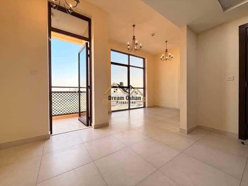 Studio with Balcony 42K Yearly 4cheqs Gym Pool Parking