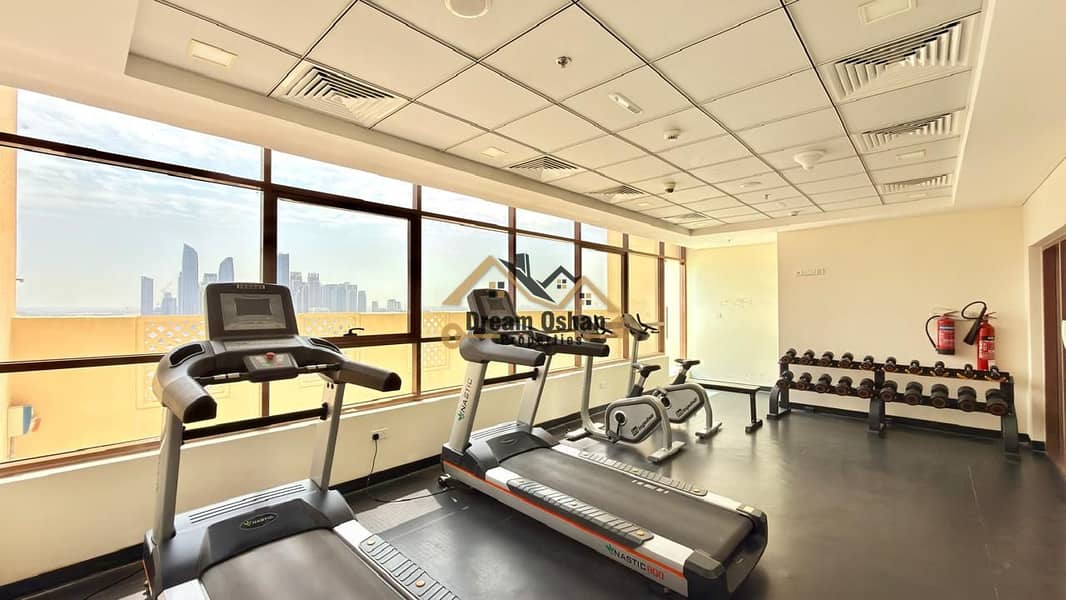 Elegant 1BHK53K Balcony Gym Pool Parking
