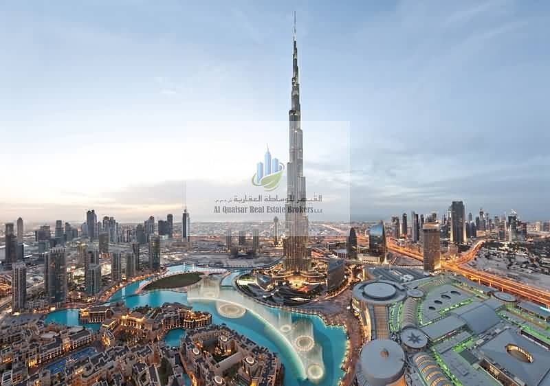 Own the cheapest unit in the last tower facing Burj Khalifa