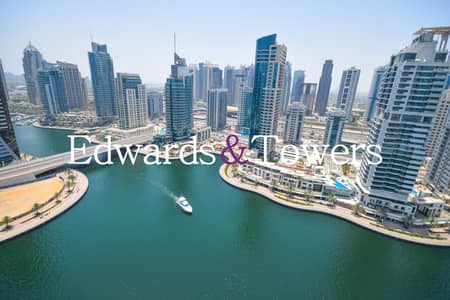 2 Bedroom Apartment for Rent in Dubai Marina, Dubai - Exclusive | High floor with full Marina view