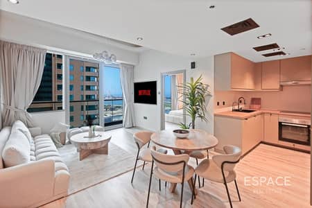 2 Bedroom Apartment for Rent in Dubai Marina, Dubai - Palm View | Fully Upgraded | Immaculate