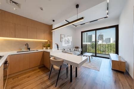 1 Bedroom Apartment for Rent in Jumeirah Village Circle (JVC), Dubai - Luxury Finishing | With Maids Room | Park View