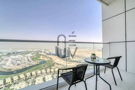 Studio for Rent in DAMAC Hills, Dubai - Golf Course View | High Floor | Unfurnished Studio for Rent in DAMAC Hills, Dubai - Golf Course View | High Floor | Unfurnished