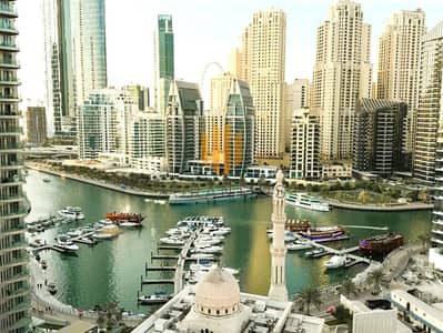 2 Bedroom Apartment for Rent in Dubai Marina, Dubai - 2BR+ Maid | Full Marina View | Spacious Layout