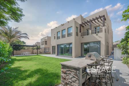 5 Bedroom Villa for Rent in The Meadows, Dubai - Lake view- Type E1- Hattan Villa