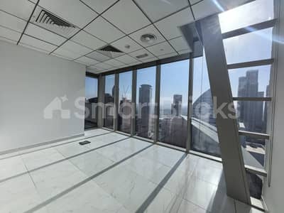 Office for Rent in Business Bay, Dubai - Spacious Office | Glass Partition | With Balcony Office for Rent in Business Bay, Dubai - Spacious Office | Glass Partition | With Balcony