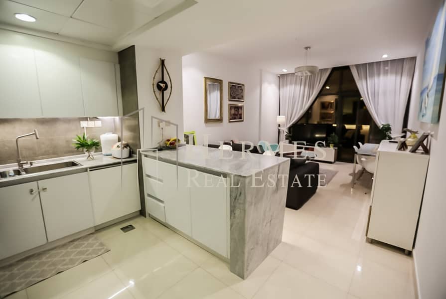 Fully Furnished  1 BR apartment with Study   in City Apartments | Pool View | High Floor | Upgraded