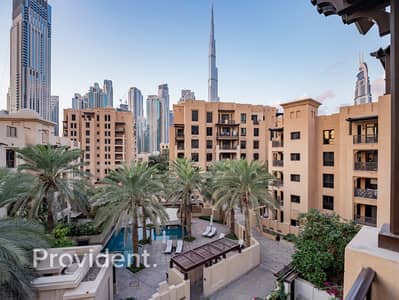 1 Bedroom Apartment for Rent in Downtown Dubai, Dubai - Low Rise | Burj Khalifa View | Fully Furnished 1 Bedroom Apartment for Rent in Downtown Dubai, Dubai - Low Rise | Burj Khalifa View | Fully Furnished