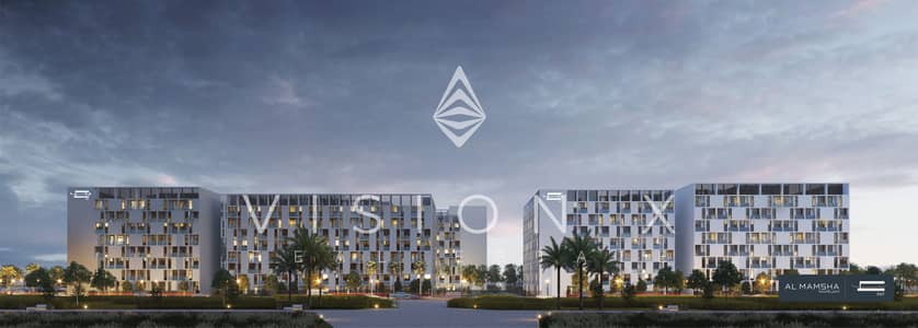 فلیٹ 3 غرف نوم للبيع في تجارية مويلح، الشارقة - Exterior Render 2 - Al Mamsha Raseel. jpg