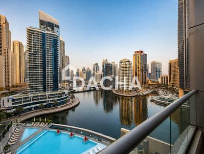 1 Bedroom Flat for Rent in Dubai Marina, Dubai - Full Marina View | Prime Location | View Now 1 Bedroom Flat for Rent in Dubai Marina, Dubai - Full Marina View | Prime Location | View Now