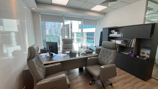 Office for Rent in Business Bay, Dubai - Premium Furnished | Near Metro | Burlington Tower Office for Rent in Business Bay, Dubai - Premium Furnished | Near Metro | Burlington Tower