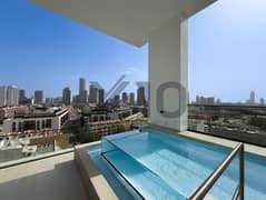 Furnished 2BR+Private Pool |Upgraded | Corner Unit