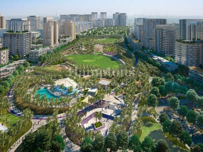 2 Bedroom Apartment for Sale in Dubai Hills Estate, Dubai - Pool and Mall View | High Floor | Ready by March