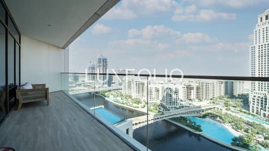 3 Bedroom Apartment for Rent in Dubai Creek Harbour, Dubai - Exclusive | Burj & Canal Views | Mid Floor