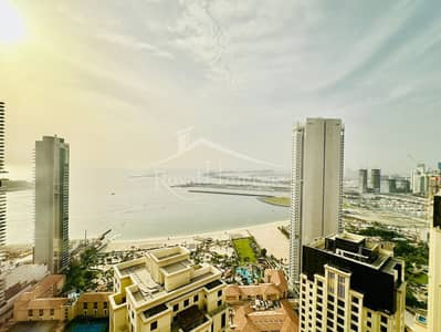 2 Bedroom Apartment for Rent in Jumeirah Beach Residence (JBR), Dubai - High Floor | Vacant | Sea Views