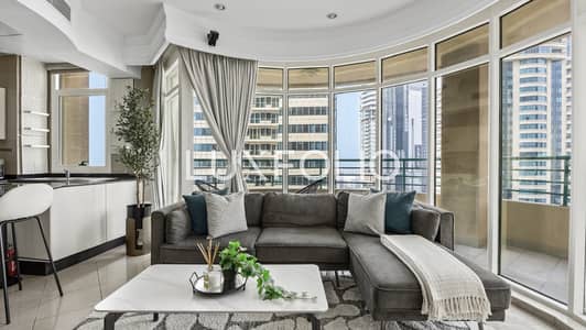 2 Bedroom Flat for Rent in Dubai Marina, Dubai - Furnished | Large Layout | Prime Location