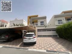 Classic five master bedroom villa is available for rent in al rawda ajman