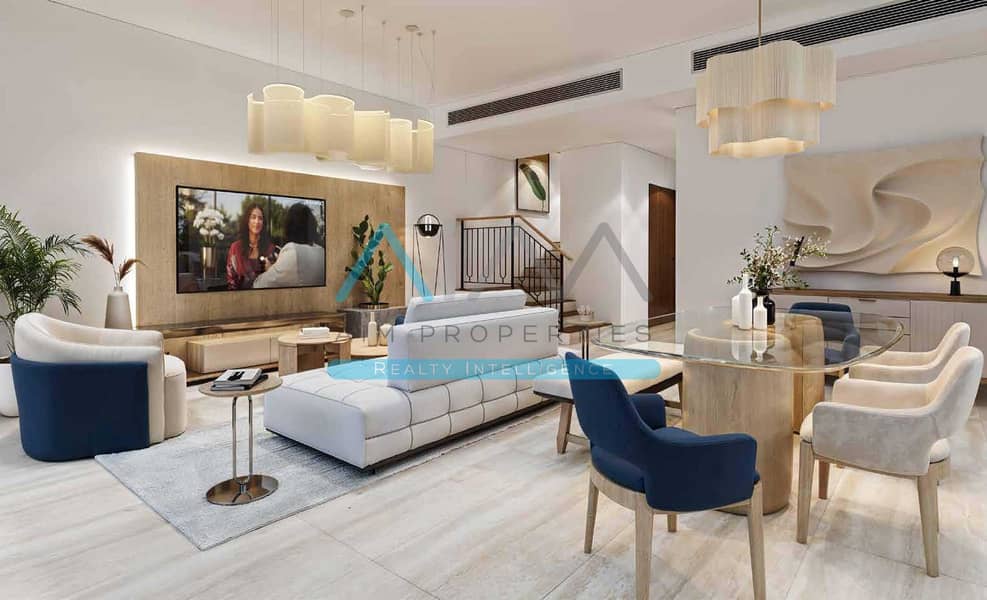 4 TwinVilla-Living-Dining-DAMAC-Islands-2. jpg