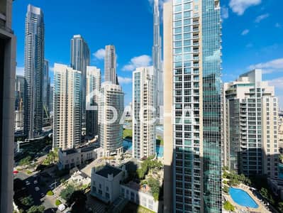 2 Bedroom Flat for Rent in Downtown Dubai, Dubai - Fully Furnished | Burj Khalifa View | Spacious