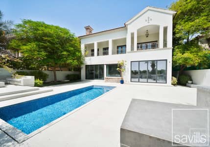 5 Bedroom Villa for Sale in Jumeirah Golf Estates, Dubai - Golf Course View | Fully Renovated | Big Plot