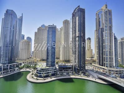 2 Bedroom Apartment for Rent in Dubai Marina, Dubai - Converted To 3BR | Lake View | Premium Interiors