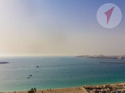 1 Bedroom Apartment for Rent in Jumeirah Beach Residence (JBR), Dubai - SeaView | 1BR with 2BR Functionality | Furnished